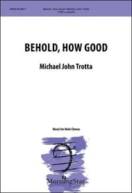 Behold, How Good TTBB choral sheet music cover Thumbnail